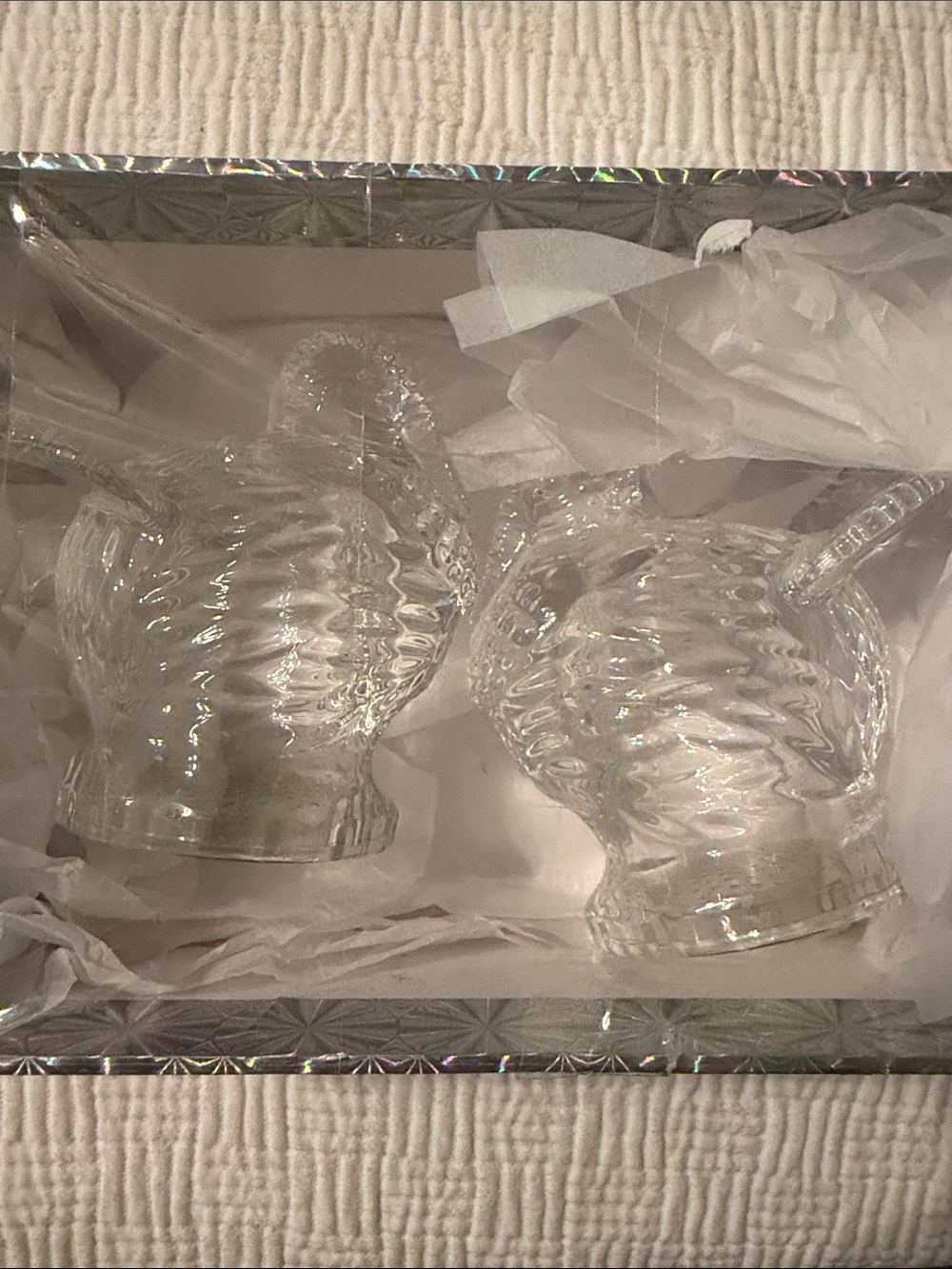 Godinger Silver Art Co. Harvest Turkey Salt & Pepper Shaker Set.  Brand new!